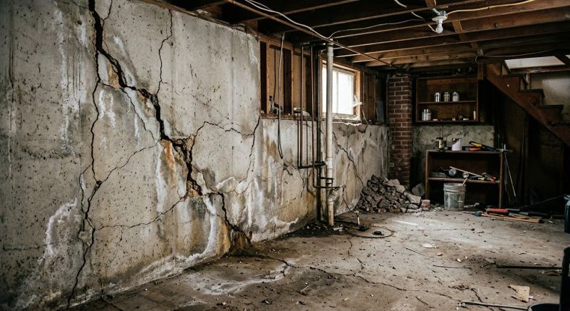 Basement Crack Repair in Fayetteville, TN