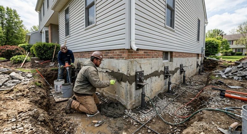 Basement Foundation Repair in Lincoln County, TN