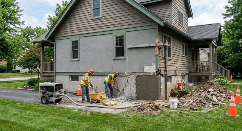 Building Foundation Repair in Hazel Green, AL