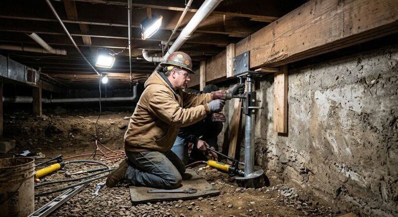 Crawl Space Leveling in Fayetteville, TN