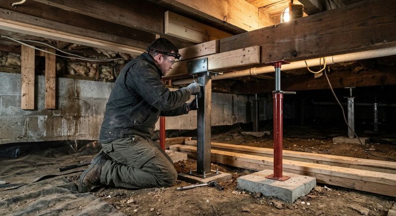 Crawlspace Structural Repair in Fayetteville, TN