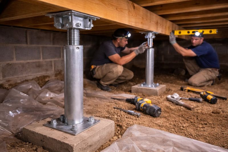 Crawlspace Structural Repair in Fayetteville, TN
