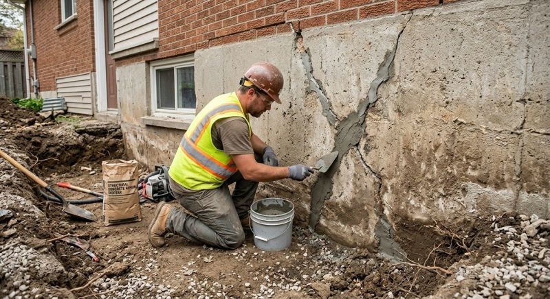 Exterior Foundation Repair in Fayetteville, TN