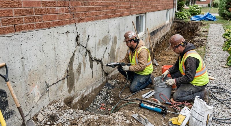 Foundation Cracks Repair in Fayetteville, TN