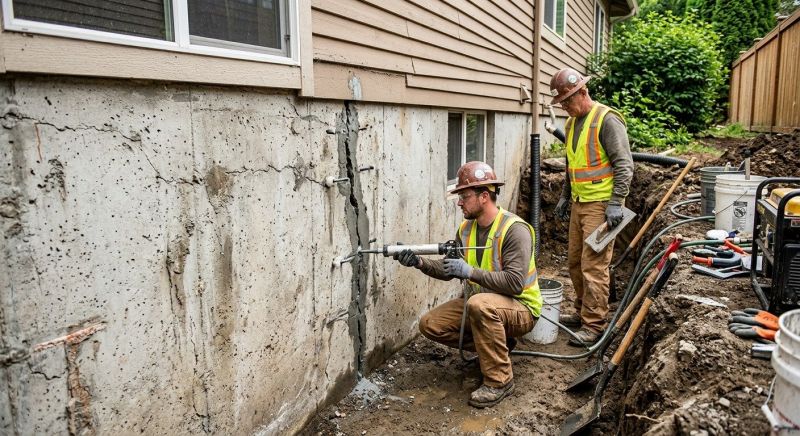 Foundation Cracks Repair in Fayetteville, TN