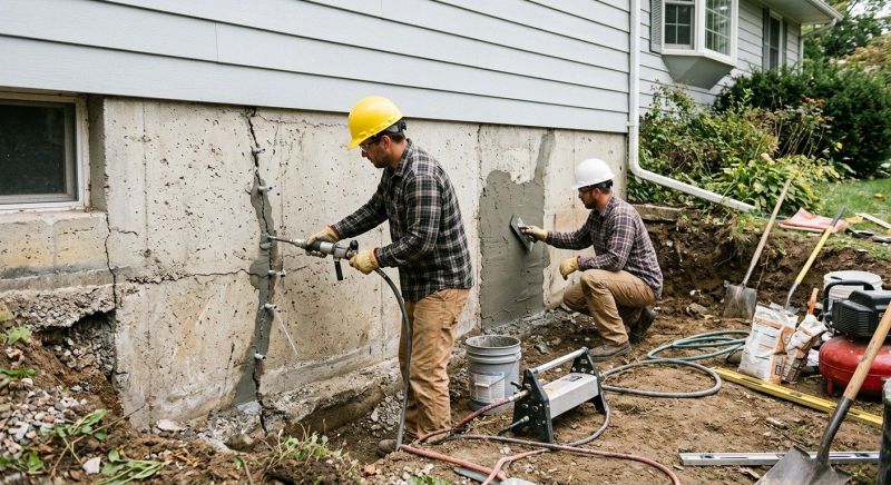 Foundation Cracks Repair in Fayetteville, TN