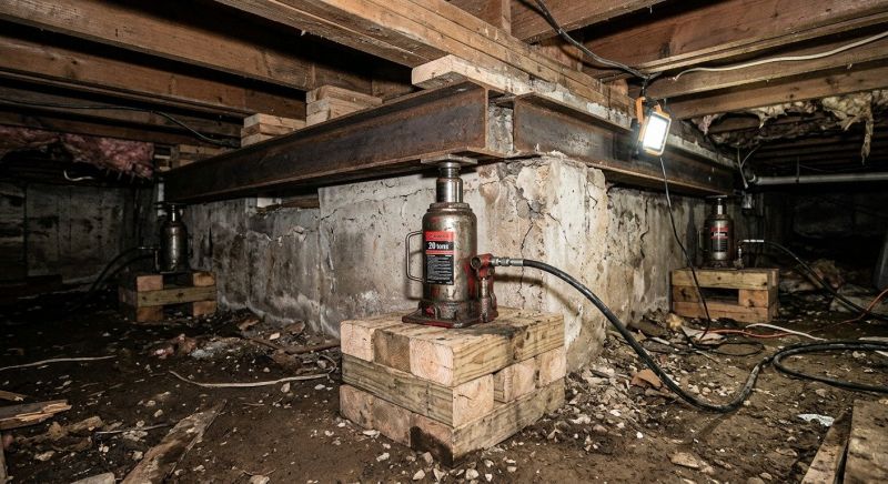 Foundation Jacking in Harvest, AL