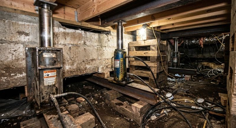Foundation Jacking in Hazel Green, AL