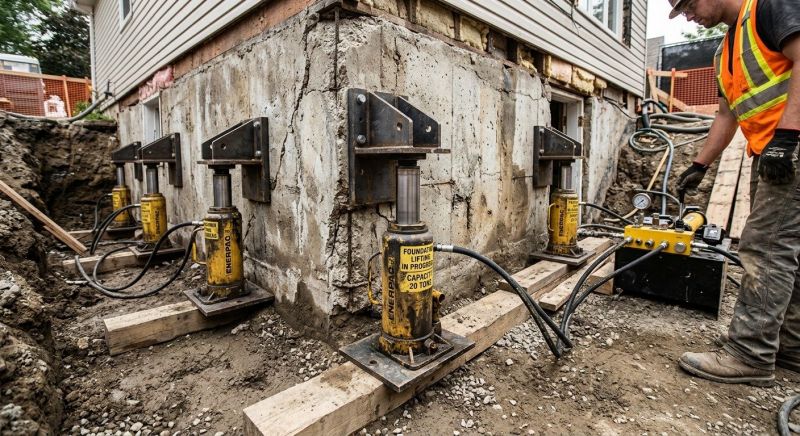 Foundation Jacking in Fayetteville, TN