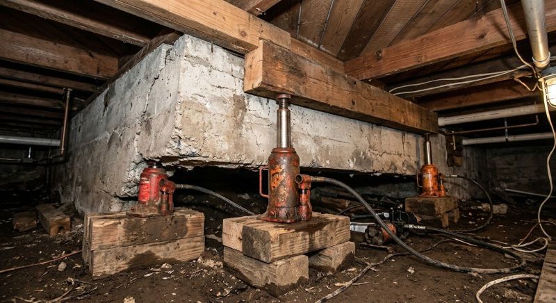 Foundation Jacking in Lynchburg, TN