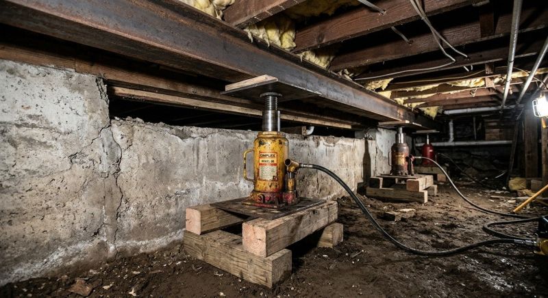 Foundation Jacking in Marshall County, TN