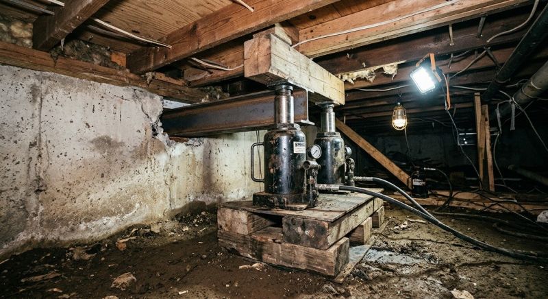 Foundation Jacking in Marshall County, TN