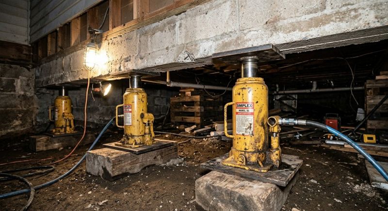Foundation Jacking in Shelbyville, TN