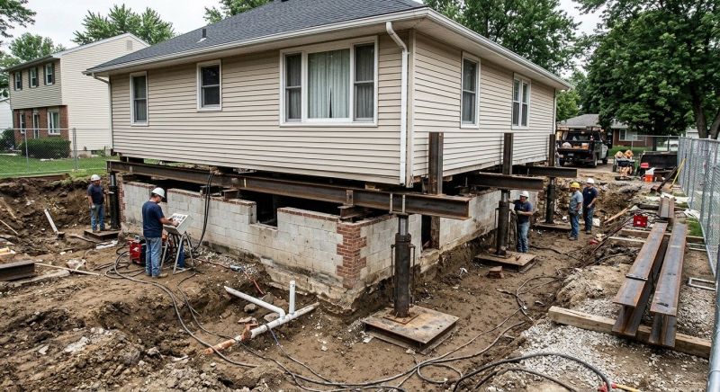 Foundation Lifting in Marshall County, TN