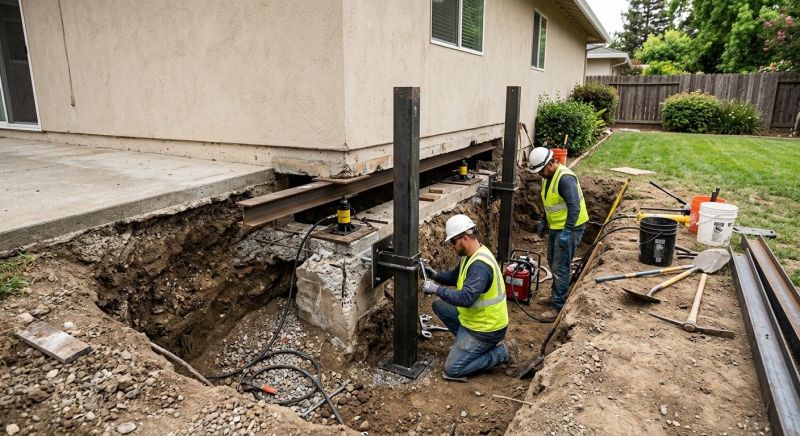Foundation Pier Repair in Fayetteville, TN