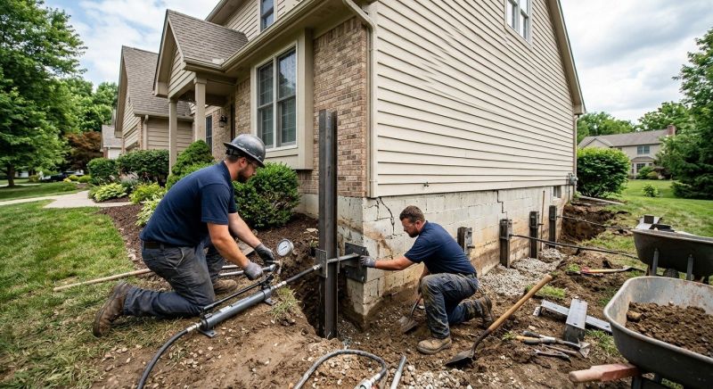 Foundation Pier Repair in Fayetteville, TN