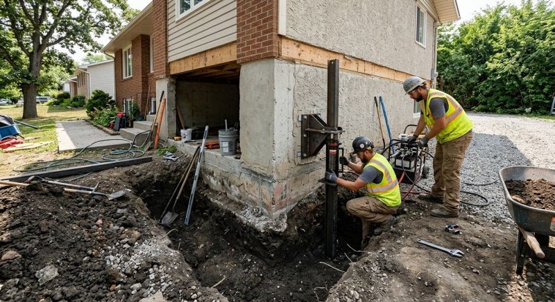Foundation Pier Repair in Fayetteville, TN