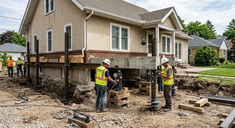 Foundation Releveling in Fayetteville, TN