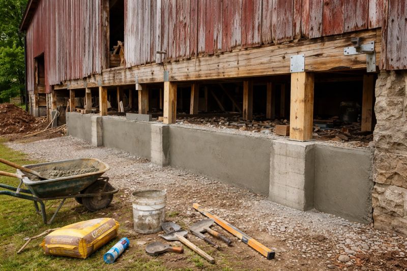 Foundation Renovation in Fayetteville, TN
