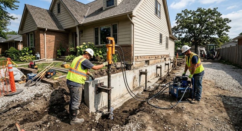 Foundation Stabilizing in Fayetteville, TN