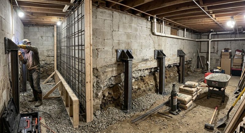 Foundation Stabilizing in Lynchburg, TN