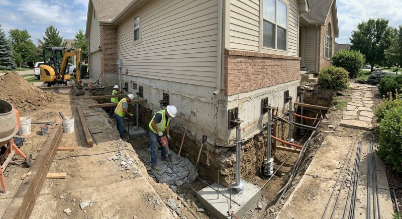 Foundation Underpinning in Fayetteville, TN