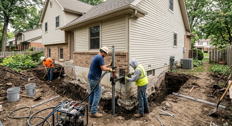 House Foundation Repair in Hazel Green, AL
