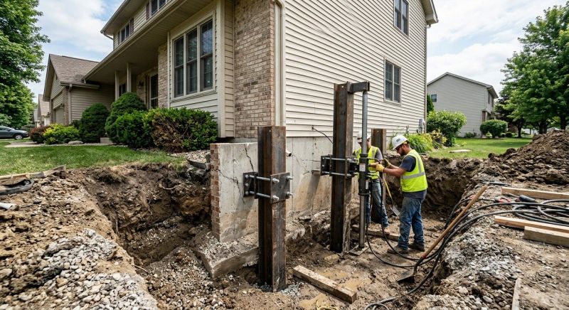 House Underpinning in Fayetteville, TN