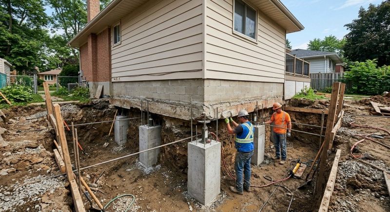 House Underpinning in Fayetteville, TN