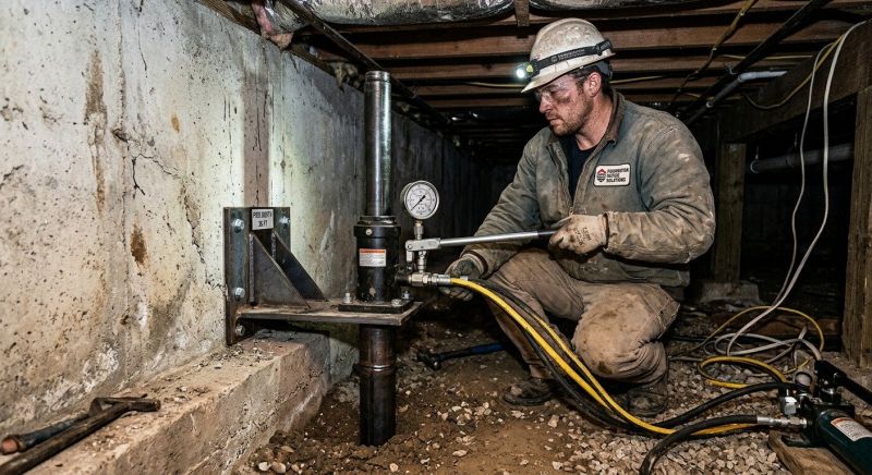 Settling Foundation Service in Marshall County, TN
