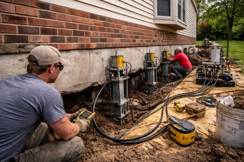 Settling Foundation Service in Marshall County, TN