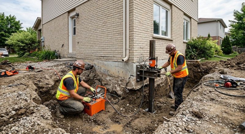 Sinking Foundation Lifting in Fayetteville, TN
