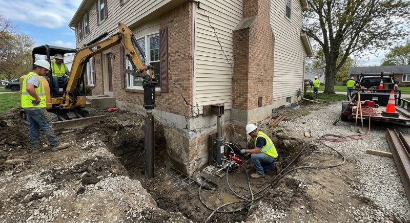 Sinking Foundation Repair in Harvest, AL
