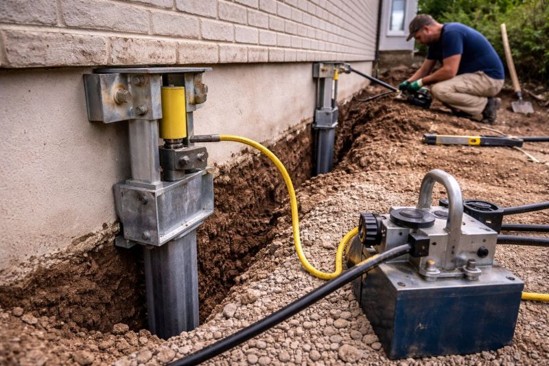 Sinking Foundation Repair in Marshall County, TN