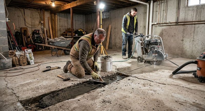 Slab Foundation Repair in Fayetteville, TN