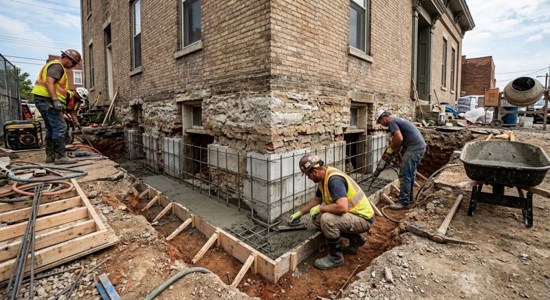 Underpinning Repair in Fayetteville, TN